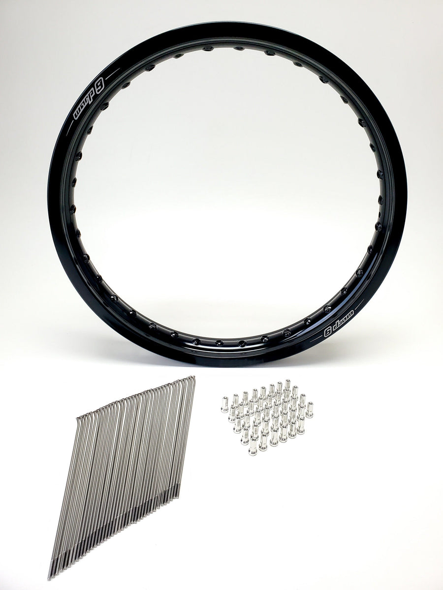 Warp 9 Apollo RFN / Beta Explorer Rear Rim and Spoke Kit