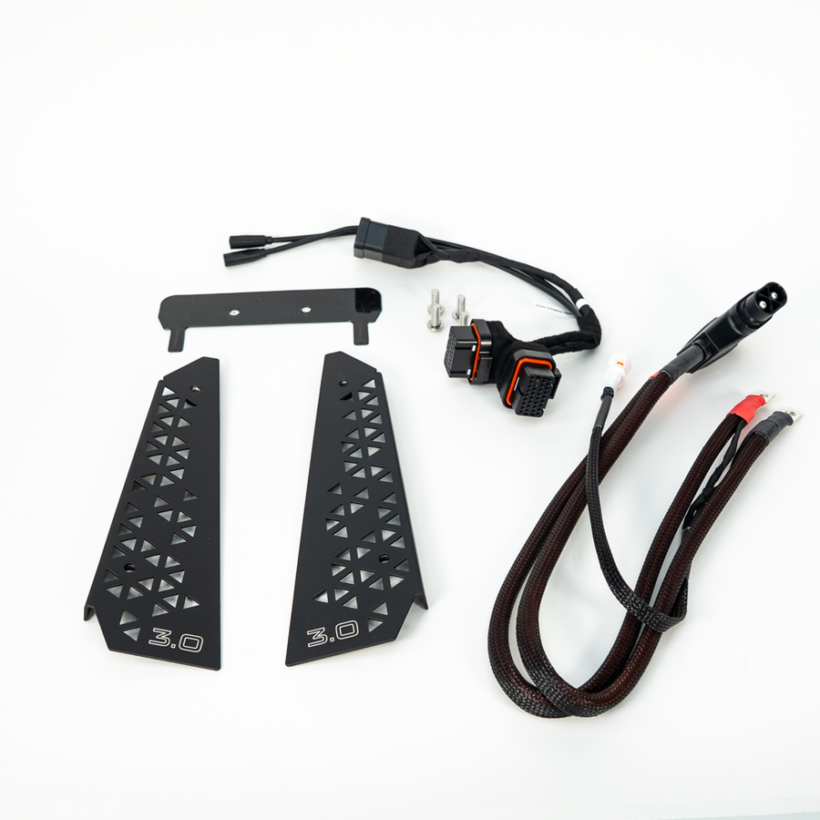 EBMX X-9000-V3 E-Ride Pro 3.0 (WITHOUT circuit breaker) Harness and Mounting Kit