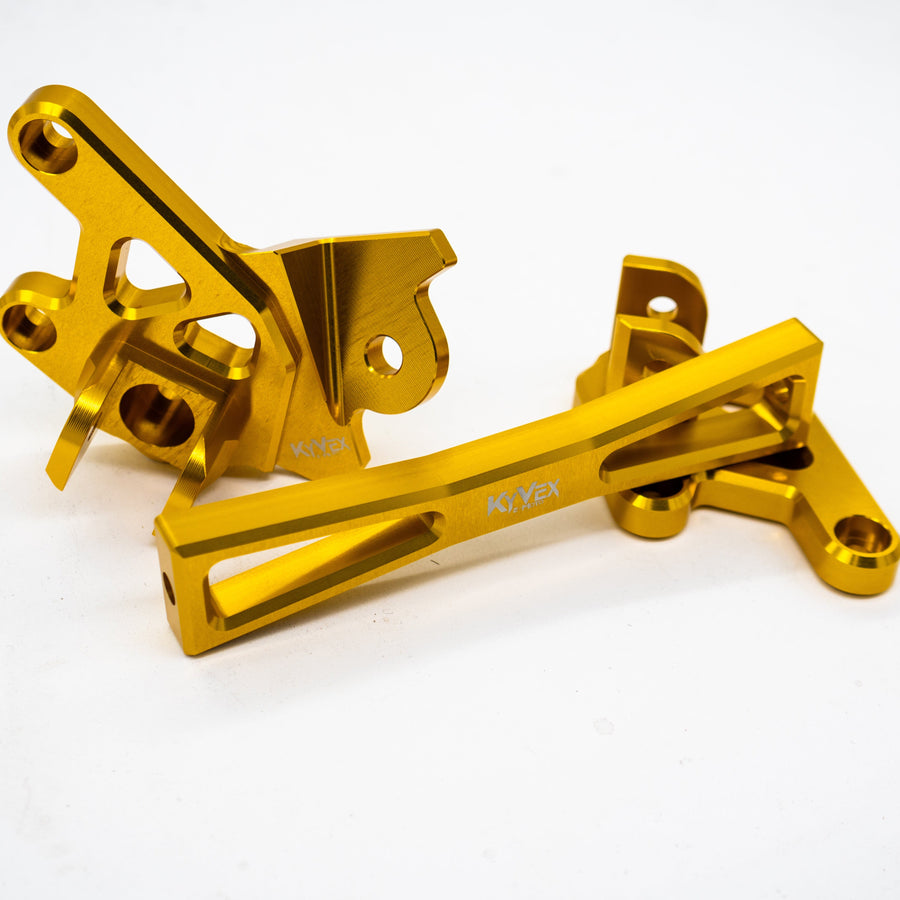 KyVex E-Ride Pro SS 3.0 / 4.0 / SR Billet Footpeg Bracket