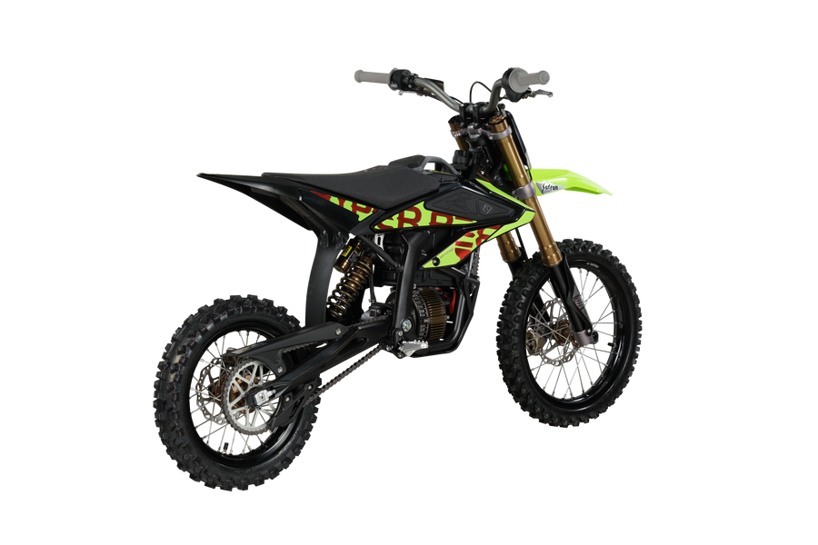 Sur-Ron Hyper Bee 2026, Green — front three-quarter view from above