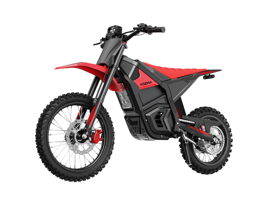 Yozma IN10 Pro electric mini e-moto, Red — view 8