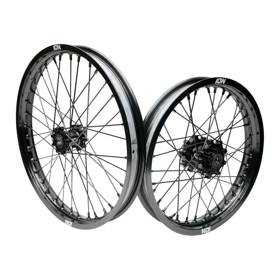 ION 16-19 | black rim / black hub / black spokes / black nipples