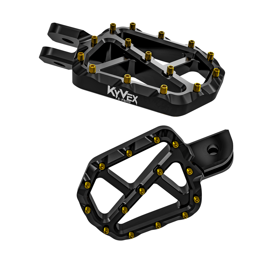 KyVex Billet Wide Foot Pegs – Sur-Ron Light Bee X / Talaria / E-Ride Pro