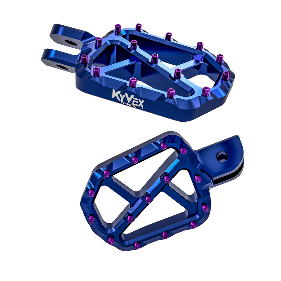 KyVex Billet Wide Foot Pegs – Sur-Ron Light Bee X / Talaria / E-Ride Pro