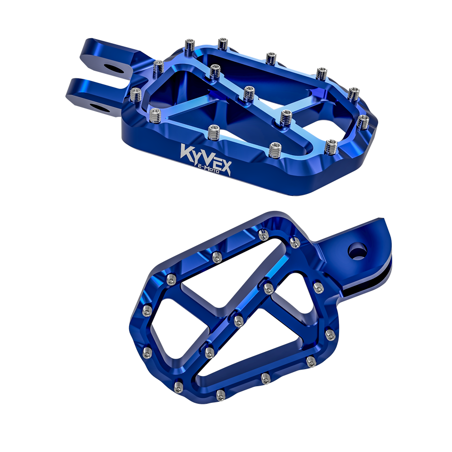 KyVex Billet Wide Foot Pegs – Sur-Ron Light Bee X / Talaria / E-Ride Pro