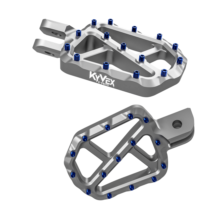KyVex Billet Wide Foot Pegs – Sur-Ron Light Bee X / Talaria / E-Ride Pro
