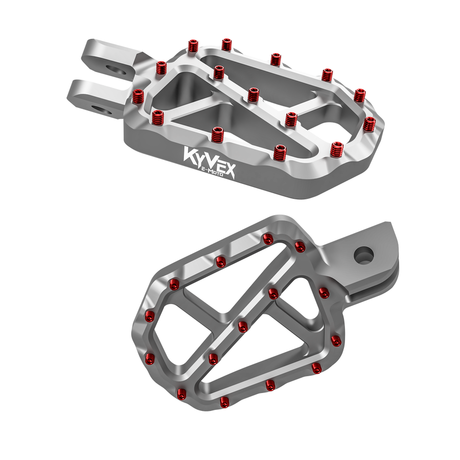 KyVex Billet Wide Foot Pegs – Sur-Ron Light Bee X / Talaria / E-Ride Pro