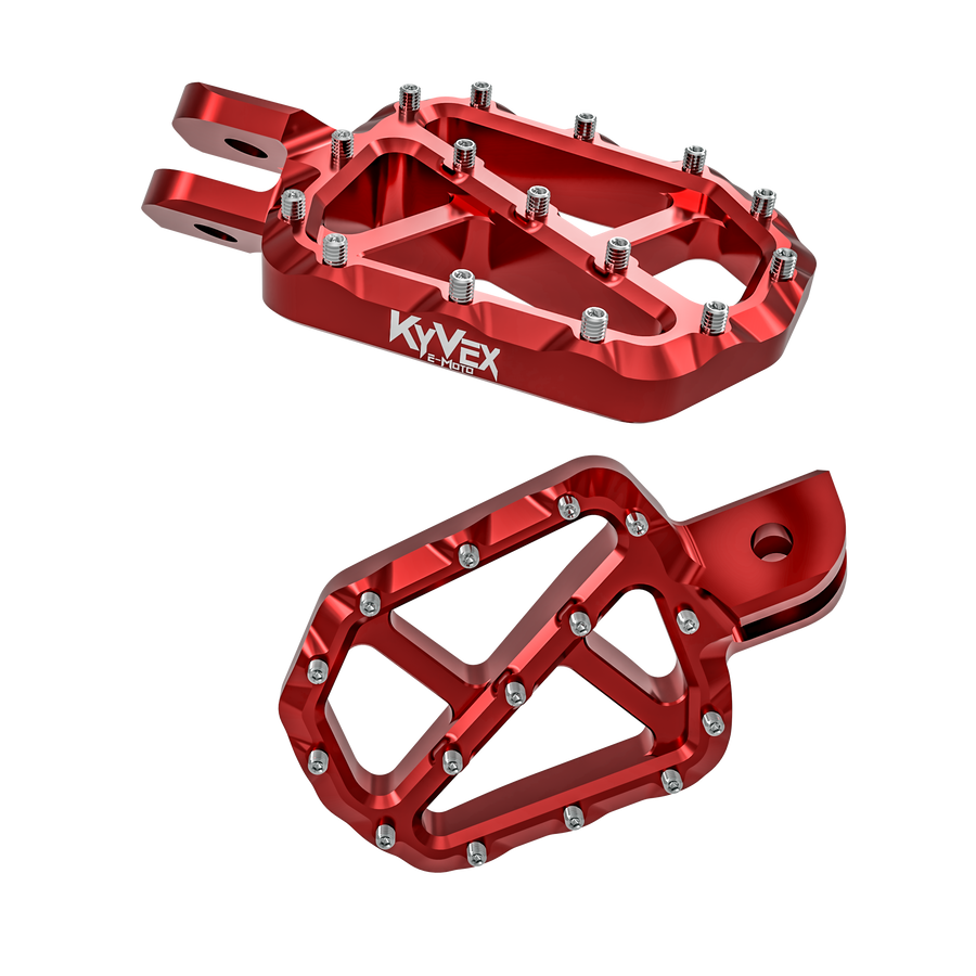 KyVex Billet Wide Foot Pegs – Sur-Ron Light Bee X / Talaria / E-Ride Pro