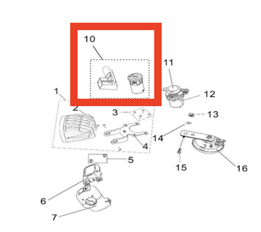Surron Light Bee - OEM Ignition Switch Set and Key