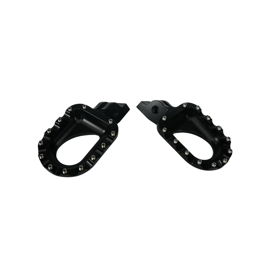 Arctic Leopard EX Black Foot Pegs