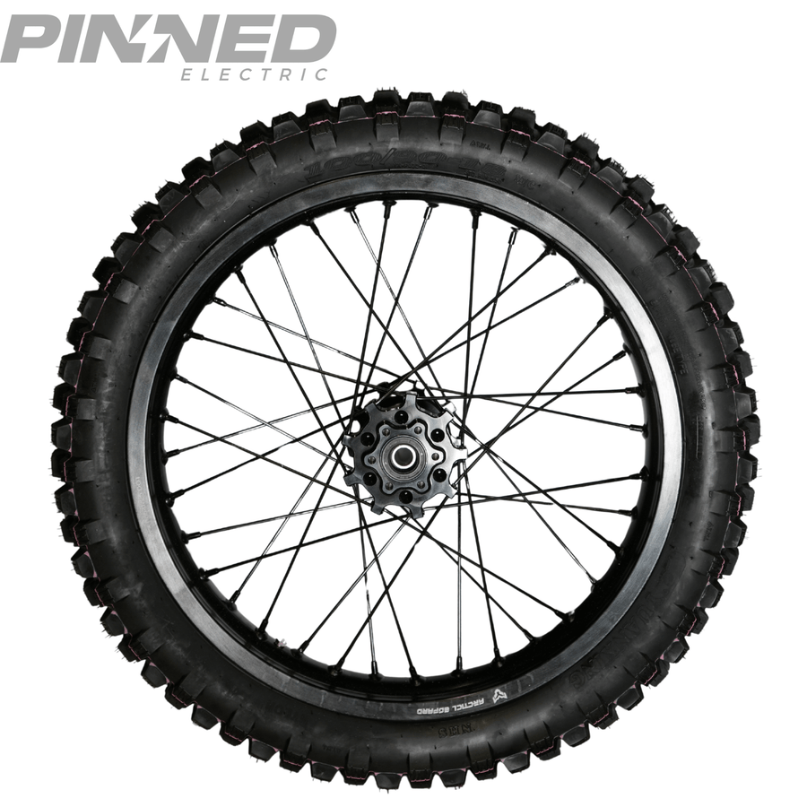 Arctic Leopard XE Pro 18" Rear Wheel and Dirt Tires