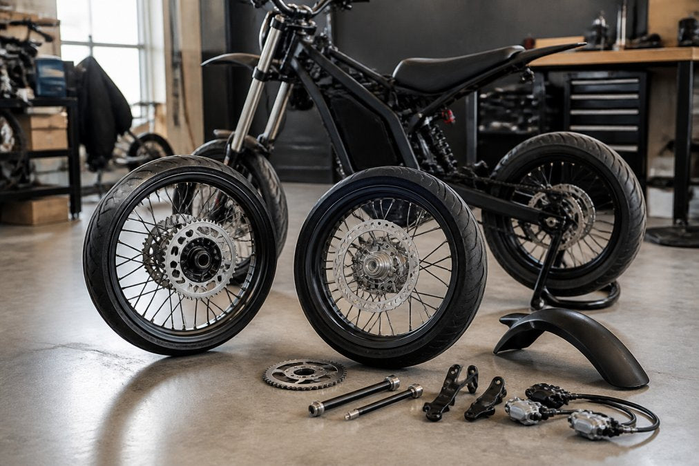 Sur Ron Supermoto Conversion Kit Guide: 17" Wheels