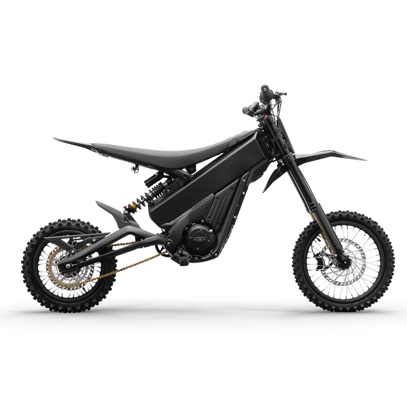 Talaria X3 Mini electric dirt bike, Black — side profile