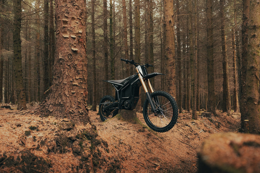 Talaria Komodo on a forest trail — wide shot