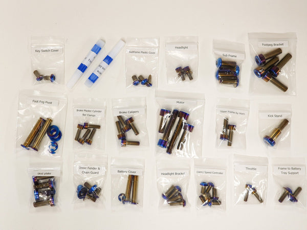 Warp 9 Surron Titanium Chassis Kit