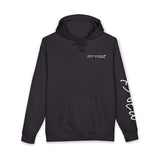 Origin X Black Hoodie — Sleeve Print