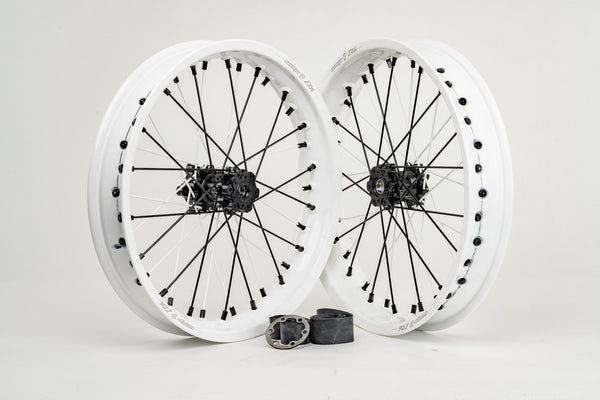 Warp 9 17x2.50 Supermoto Wheel Set - Light Bee / E-Ride Pro / Ventus / 79Bike