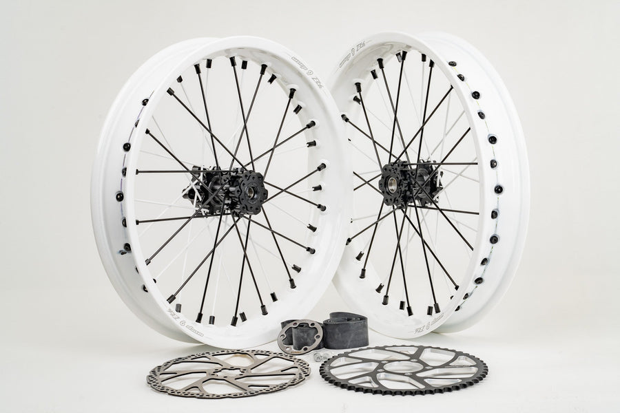 Warp 9 17x2.50 Supermoto Wheel Set - Light Bee / E-Ride Pro / Ventus / 79Bike