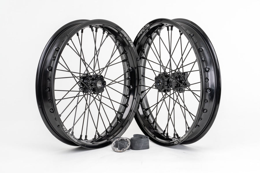 Warp 9 17x2.50 Supermoto Wheel Set - Light Bee / E-Ride Pro / Ventus / 79Bike