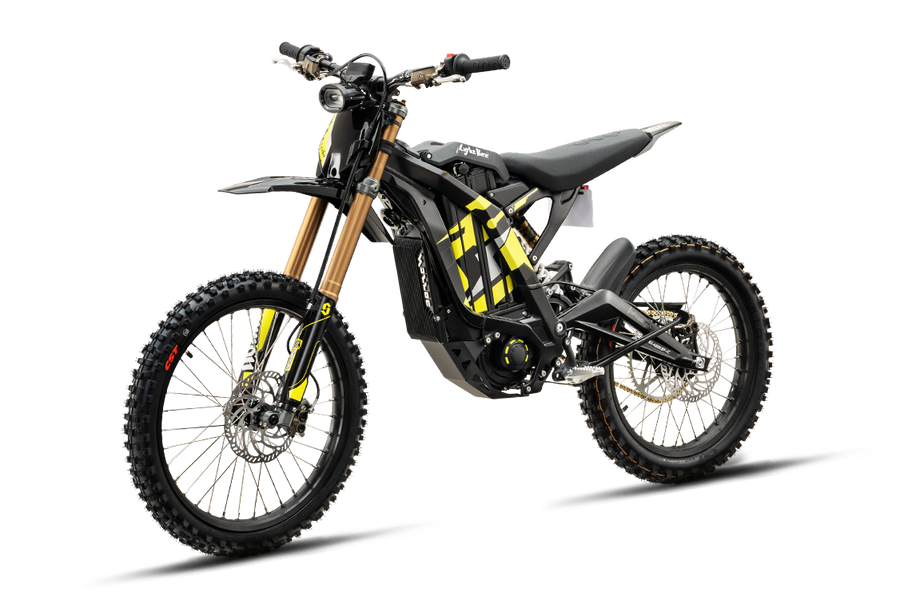 Sur-Ron Light Bee X 2026, Black — front three-quarter view