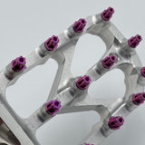 Warp 9 Titanium Elite Foot Peg Screws - Purple Anodized