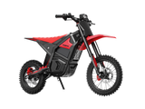 Yozma IN10 electric mini e-moto, Red — front three-quarter view