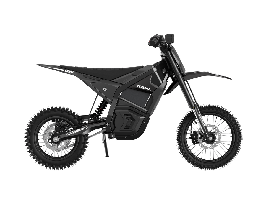 Yozma IN10 electric mini e-moto, Black — side view