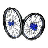 ION 16-19 | black rim / blue hub / black spokes / blue nipples