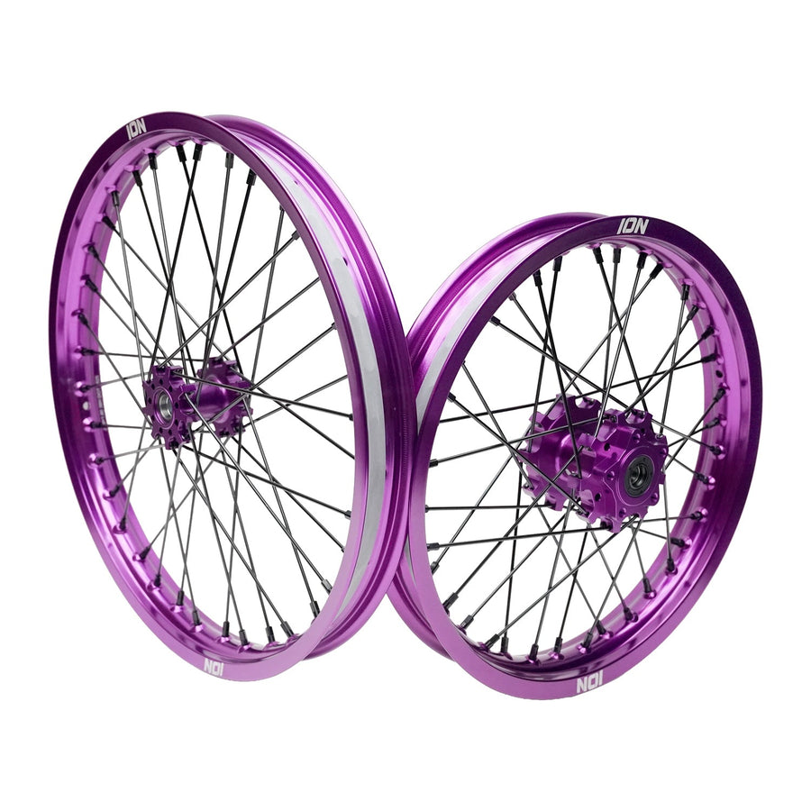 ION 16-19 | purple rim / purple hub / black spokes / black nipples
