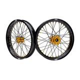 ION 17-Supermoto | black rim / gold hub / black spokes / gold nipples