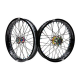 ION 17-Supermoto | black rim / oil hub / black spokes / oil nipples