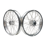 ION 17-Supermoto | silver rim / silver hub / silver spokes / silver nipples