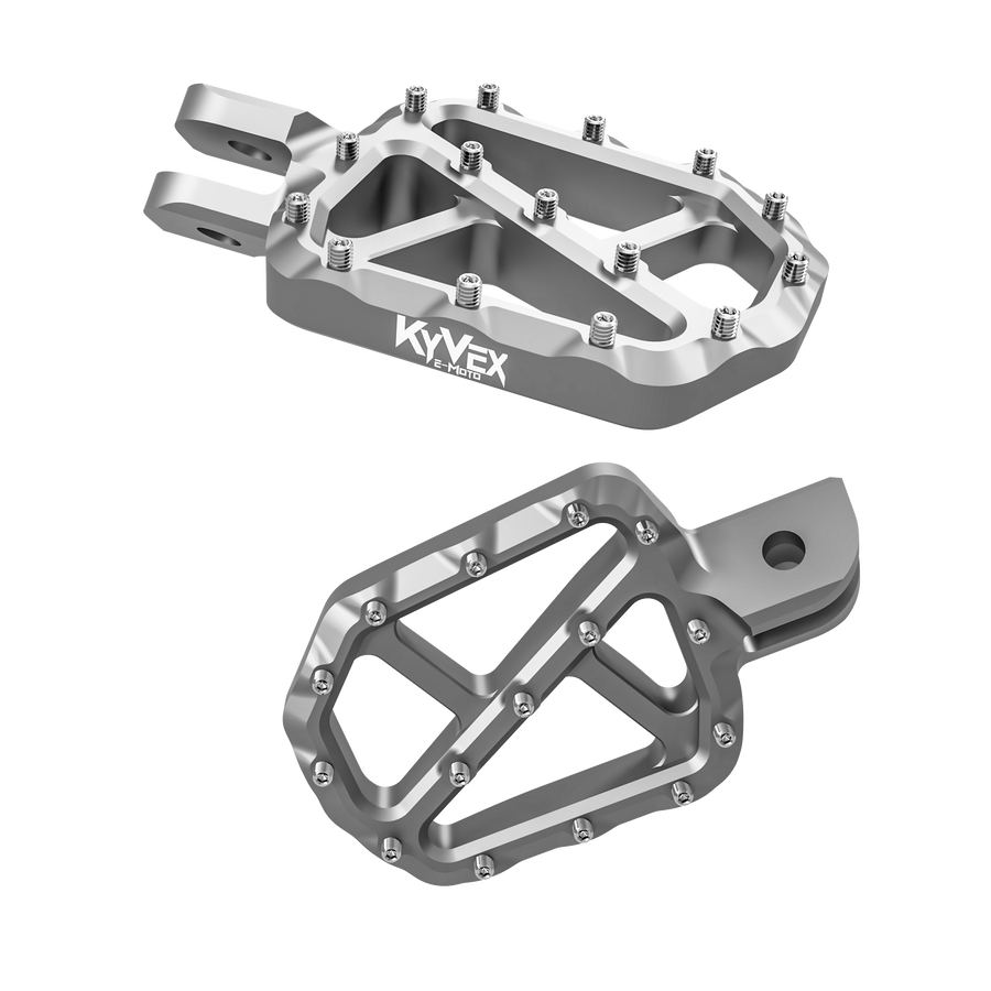 KyVex Billet Wide Foot Pegs – Sur-Ron Light Bee X / Talaria / E-Ride Pro