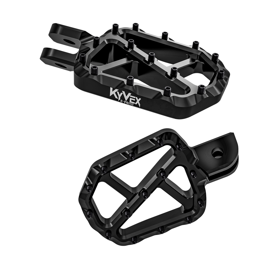 KyVex Billet Wide Foot Pegs – Sur-Ron Light Bee X / Talaria / E-Ride Pro