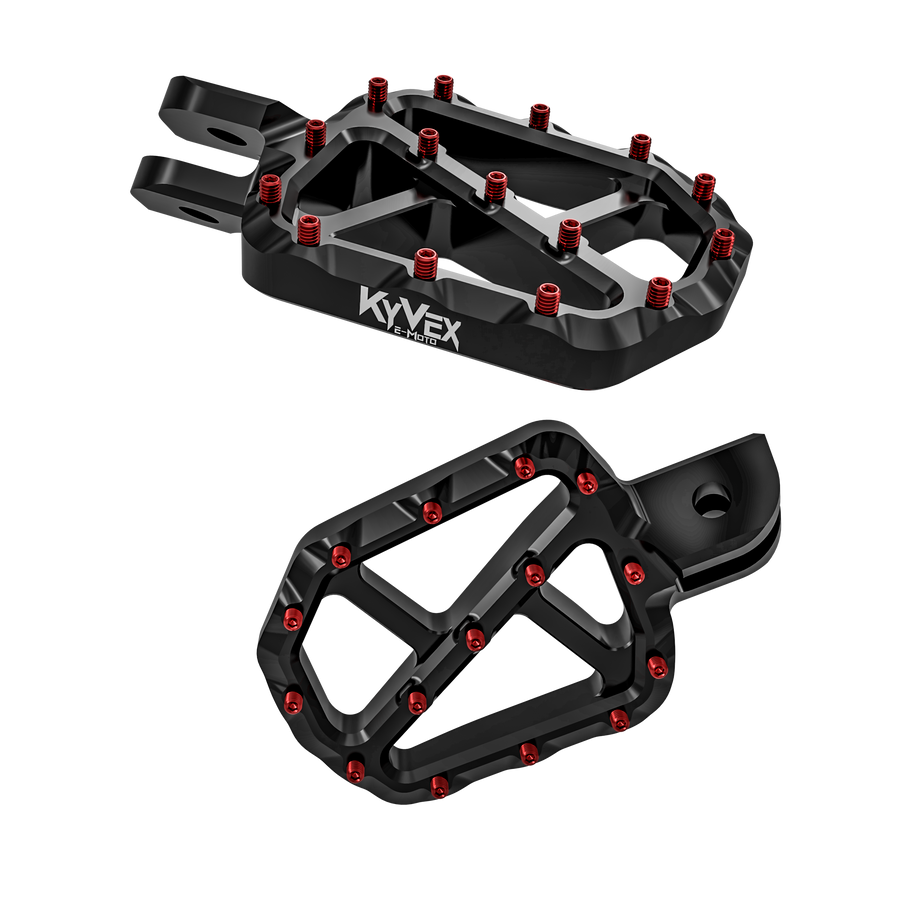 KyVex Billet Wide Foot Pegs – Sur-Ron Light Bee X / Talaria / E-Ride Pro