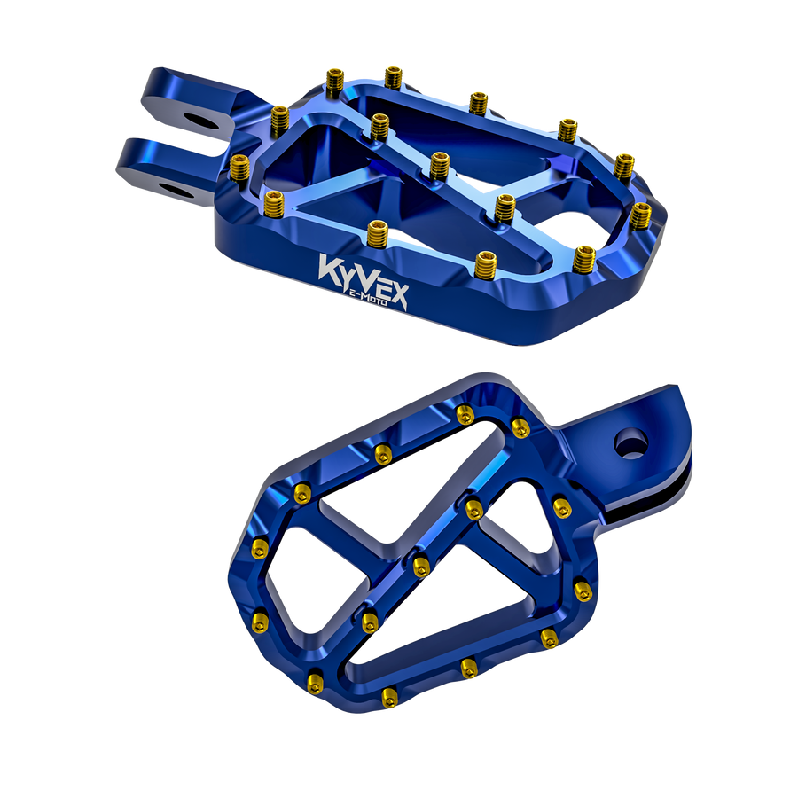 KyVex Billet Wide Foot Pegs – Sur-Ron Light Bee X / Talaria / E-Ride Pro