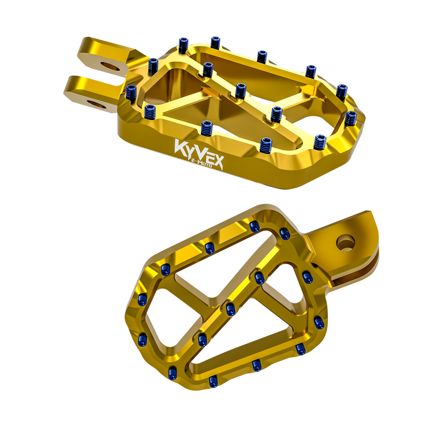 KyVex Billet Wide Foot Pegs – Sur-Ron Light Bee X / Talaria / E-Ride Pro