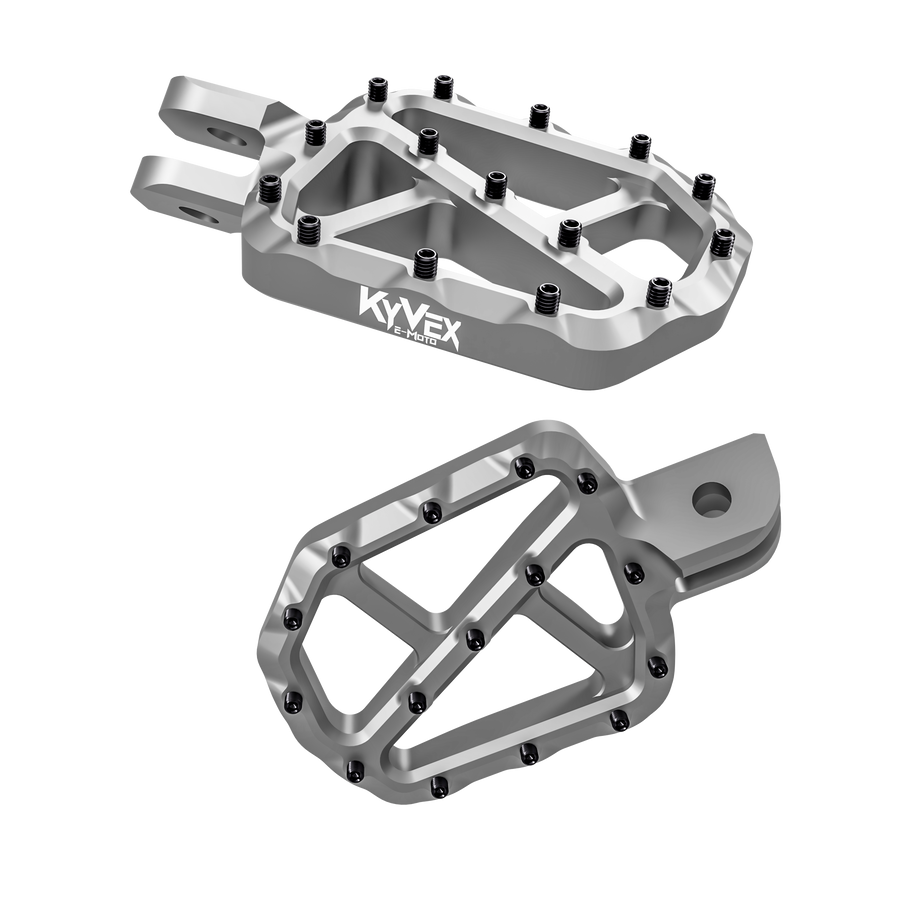 KyVex Billet Wide Foot Pegs – Sur-Ron Light Bee X / Talaria / E-Ride Pro