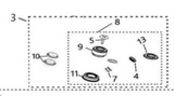 Surron Light Bee - OEM Tapered Roller Bearing Headset Assy.