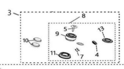 Surron Light Bee - OEM Tapered Roller Bearing Headset Assy.