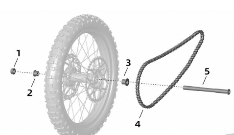Surron Ultra Bee - OEM Rear Wheel Axle