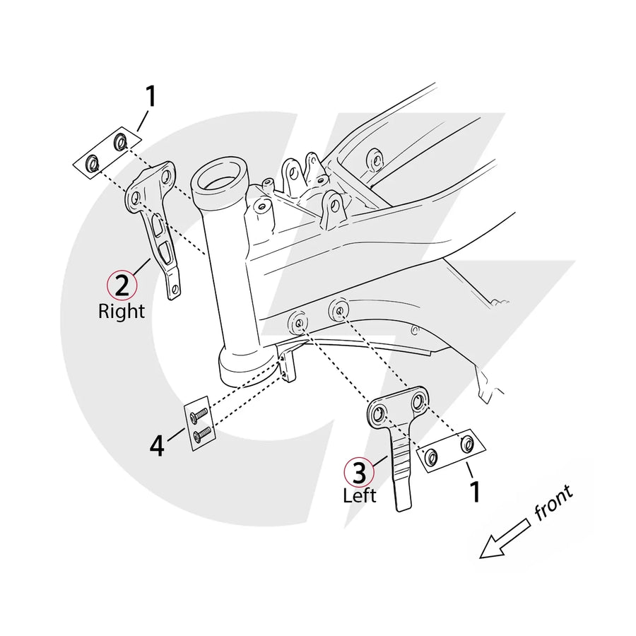 Surron Ultra Bee – Steering Block (Left / Right) | OEM