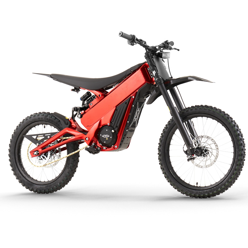 Talaria X3 Pro, Red — rear three-quarter view from the right