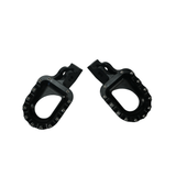 Arctic Leopard EX Black Foot Pegs