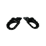 Arctic Leopard EX Black Foot Pegs