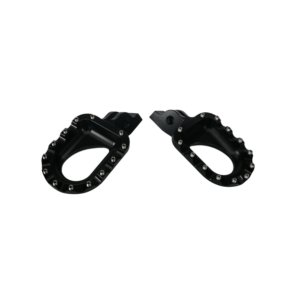 Arctic Leopard EX Black Foot Pegs