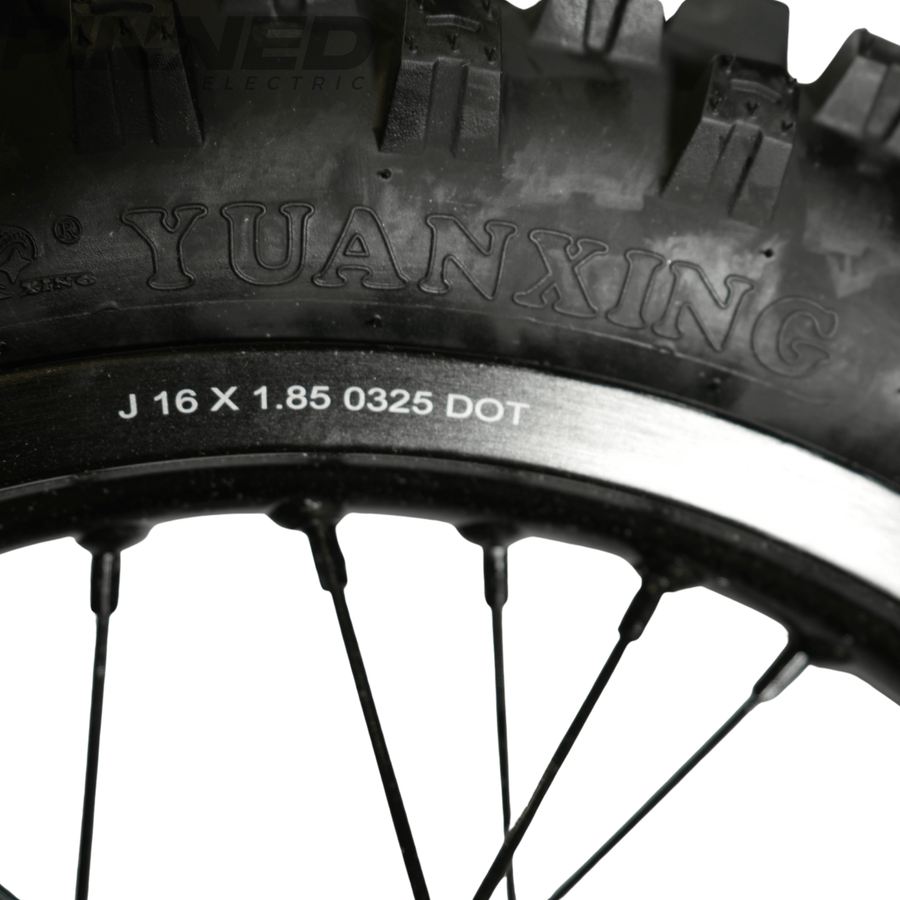 Arctic Leopard XE Pro 16" Rear Wheel and Dirt Tires - XE Pro OEM