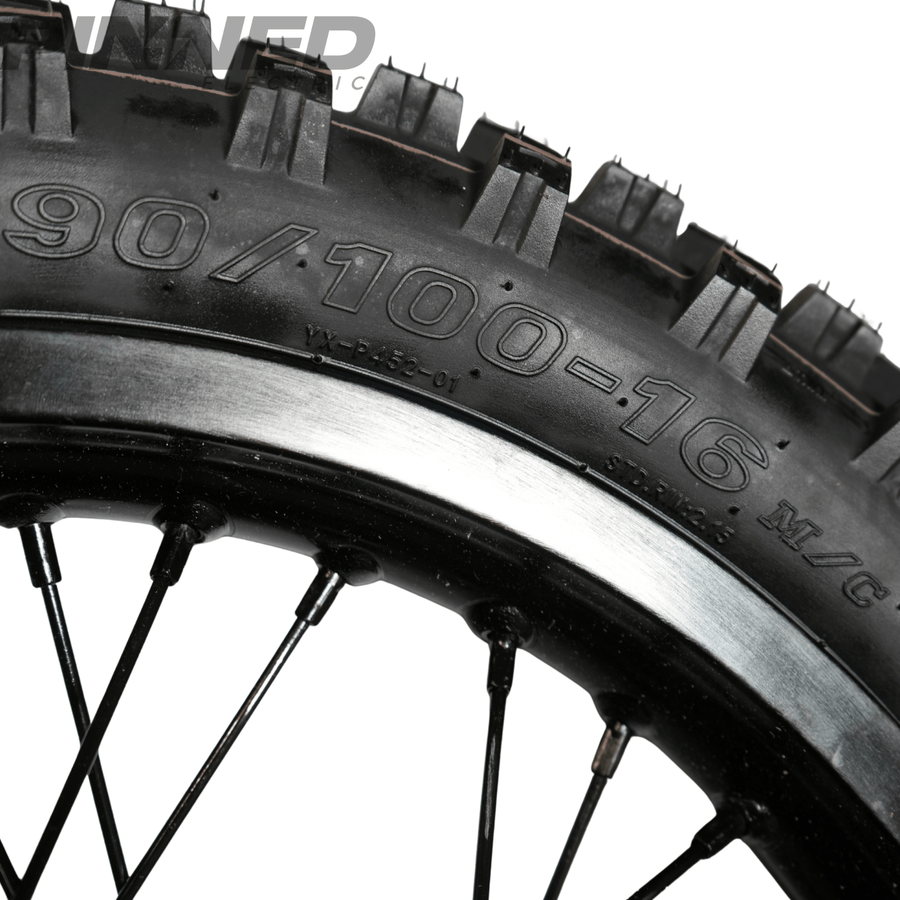 Arctic Leopard XE Pro 16" Rear Wheel and Dirt Tires - XE Pro OEM