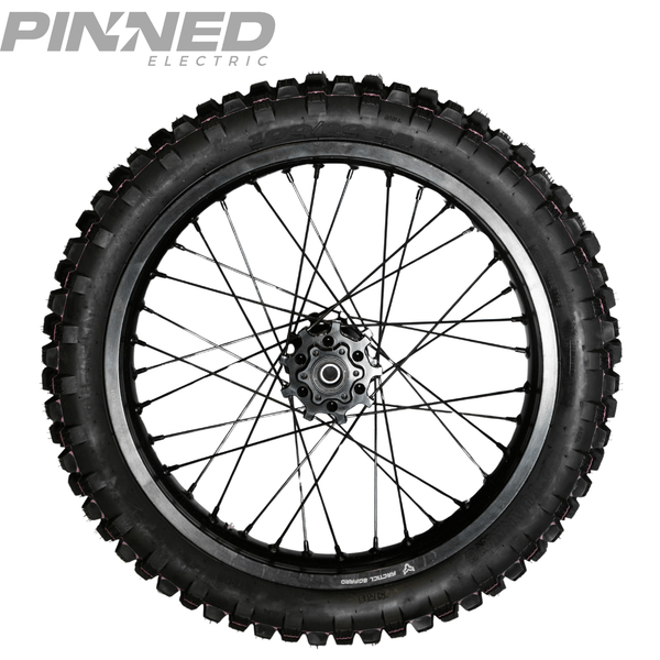 Arctic Leopard XE Pro 18" Rear Wheel and Dirt Tires