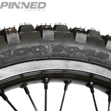 Arctic Leopard XE Pro 18" Rear Wheel and Dirt Tires